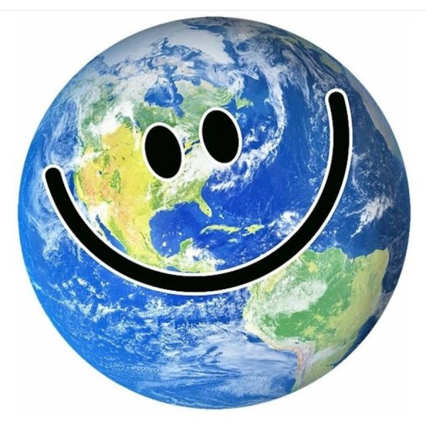 Планета земля улыбается