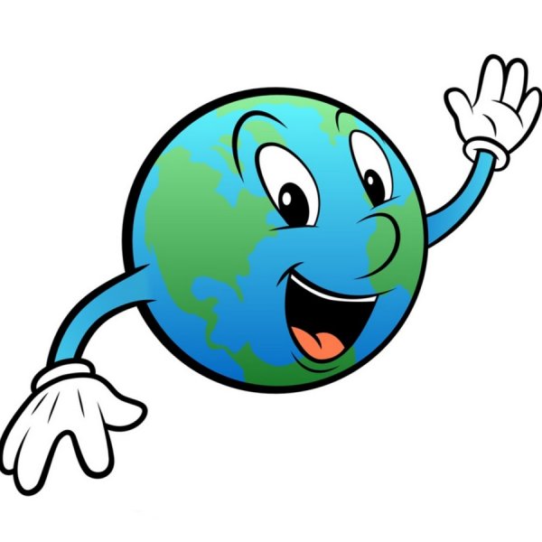 Планеты с глазками на прозрачном фоне