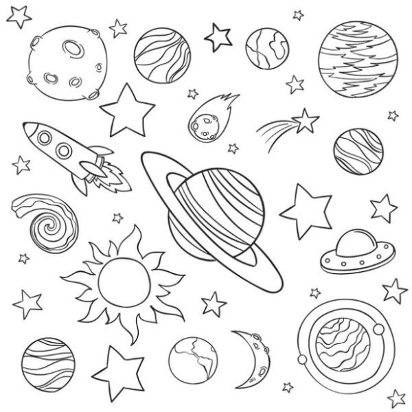 Планета рисунок