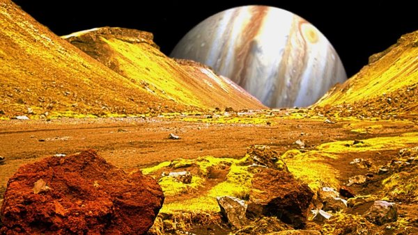 Поверхность Юпитера с земли