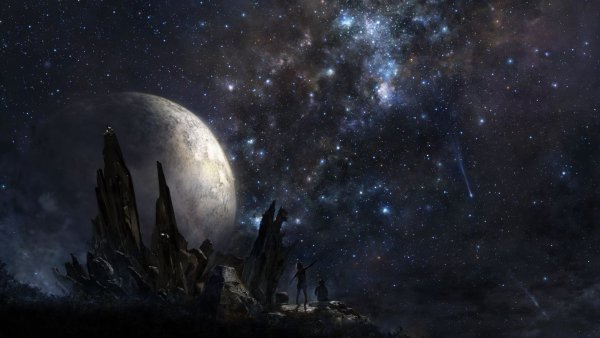 Фантастическое ночное небо