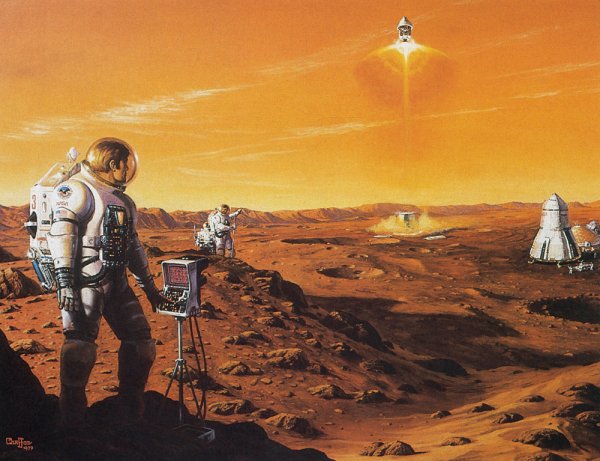 Космонавты на других планетах