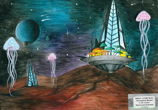 Космос будущего глазами детей