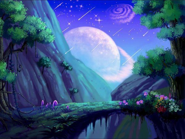 Сказочные фантастические пейзажи