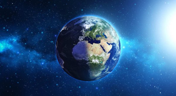 Планета земля на для фона внизу