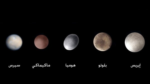 Хаумеа, Макемаке и Эрида.