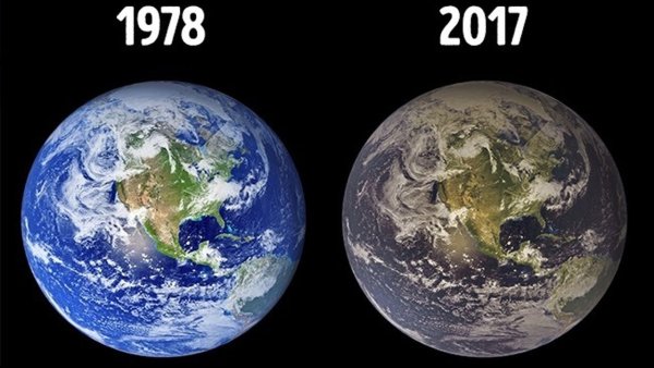 Планета земля тогда и сейчас