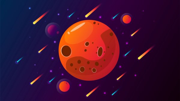 Космос планеты вектор