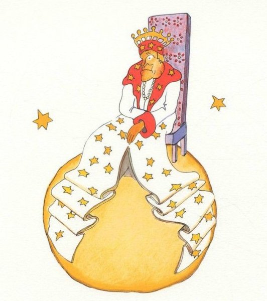 Маленький принц Планета короля