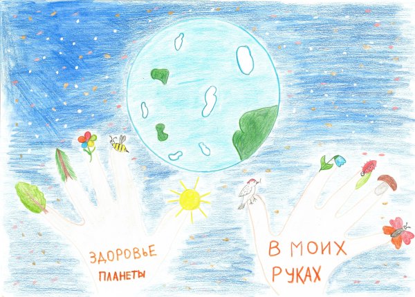 Чистая Планета рисунки детей