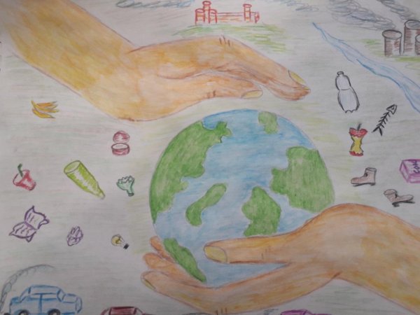 Конкурс рисунков чистая Планета