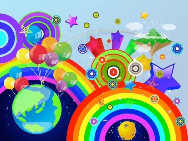 Разноцветная Планета