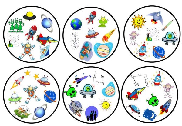 Игра Доббль космос