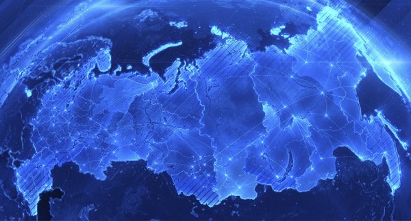 Территория России из космоса