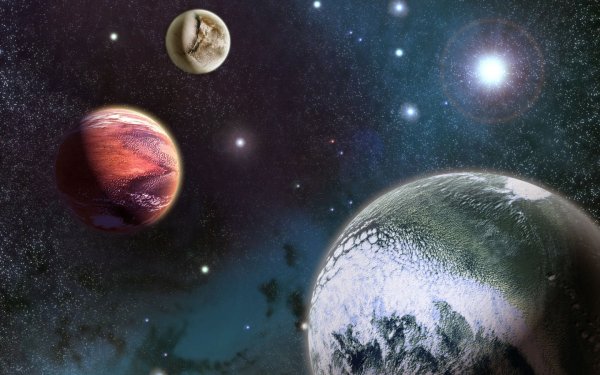 Экзотические планеты в космосе