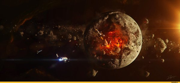 Разрушенная Планета