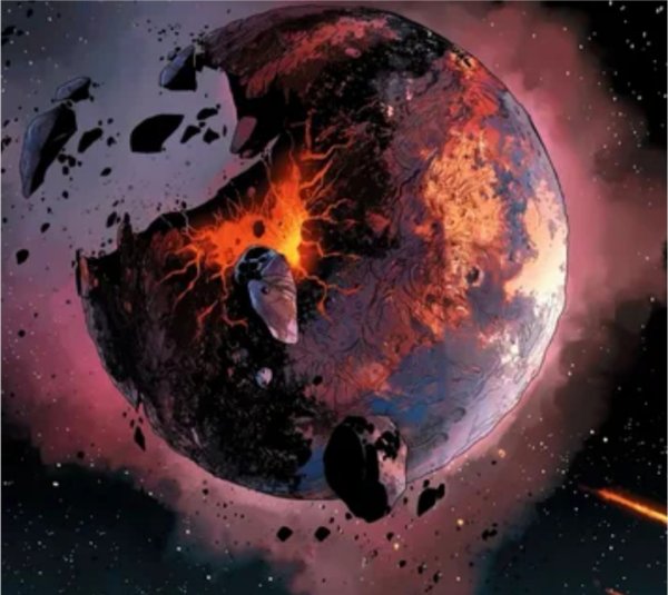 Взрыв планеты земля
