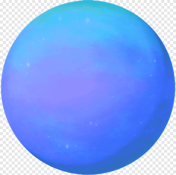 Планета Нептун на прозрачном фоне