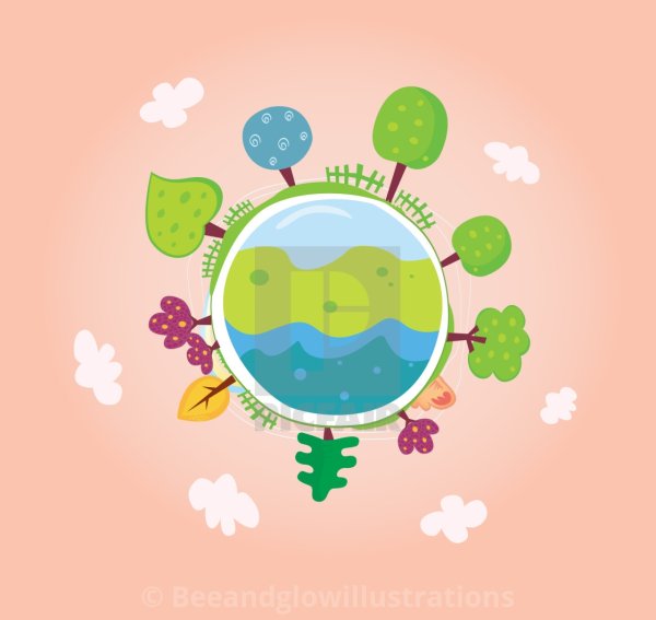 День земли рисунок