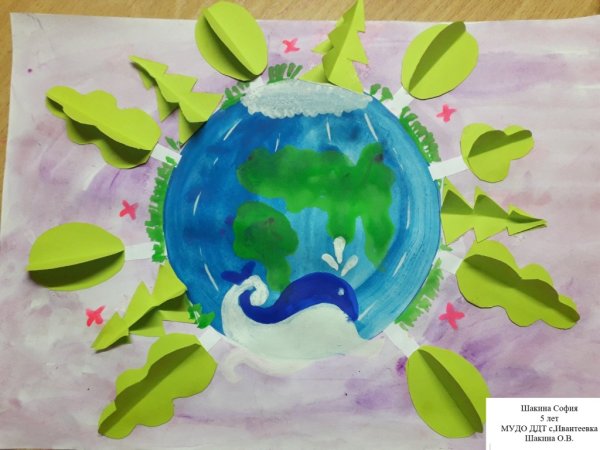 Международный день земли рисунок