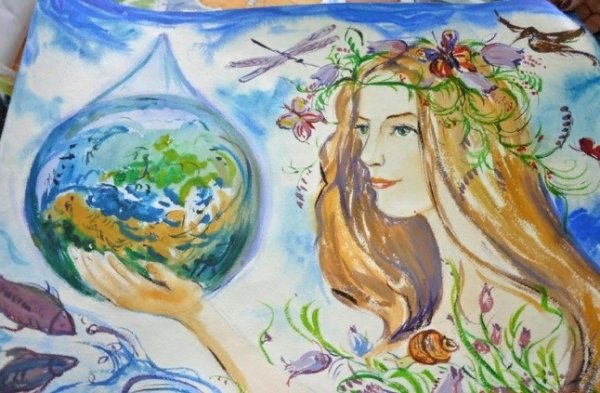 Рисунок на тему день земли