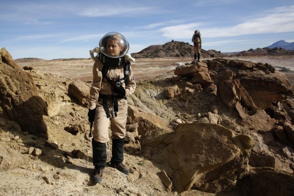 Марсоход в пустыне штата Юта