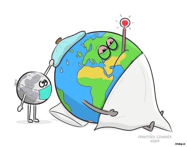 Планета заболела рисунки