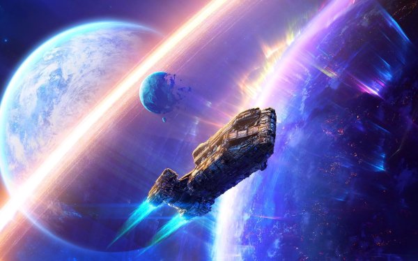 Космос планеты корабли