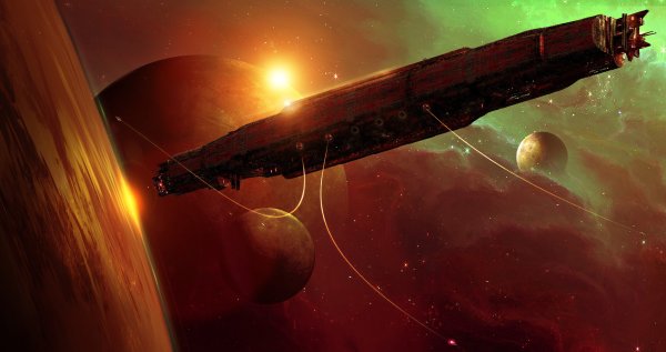 Космический корабль арт