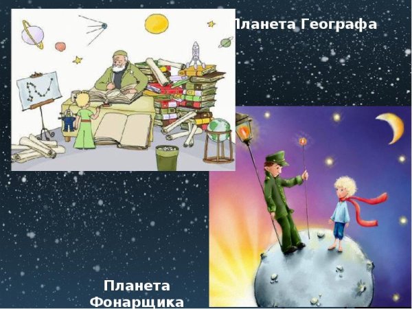 Маленький принц Планета географа