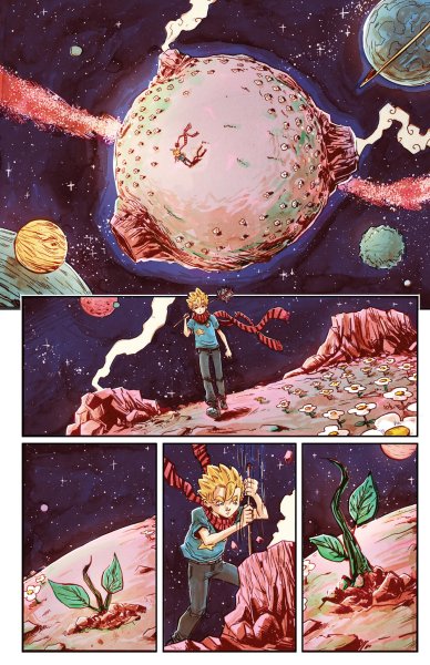 Маленький принц Планета географа