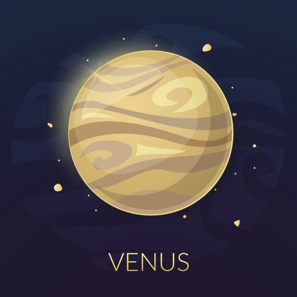 Планета Венера вектор