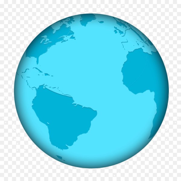 Голубая земля на белом фоне