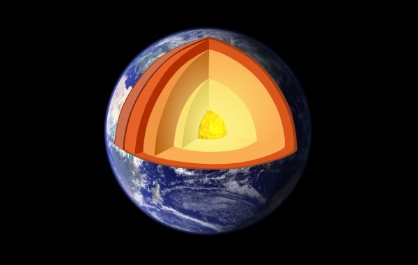 Радиус ядра земли