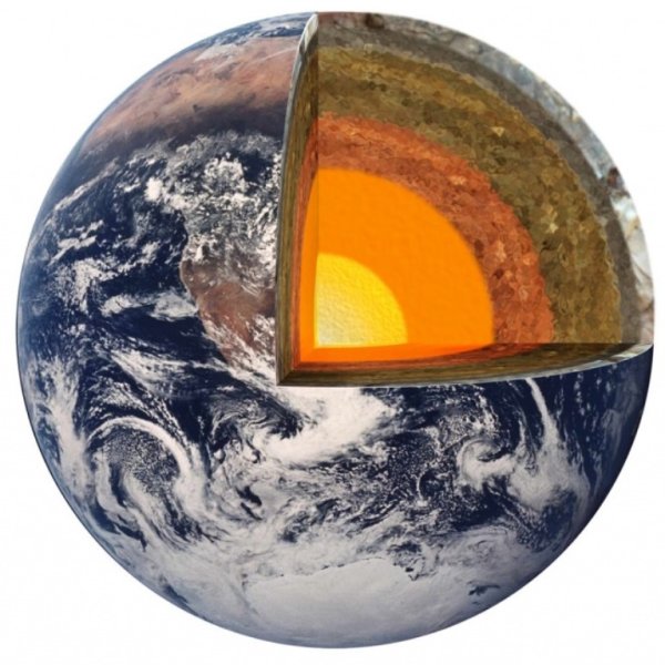 Планета земля внутри