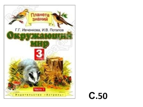 Планета знаний 1 класс г.г.Ивченкова и.в.Потапов окружающий мир