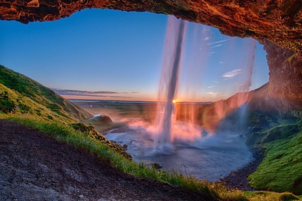 Водопад Сельяландфосс, Исландия