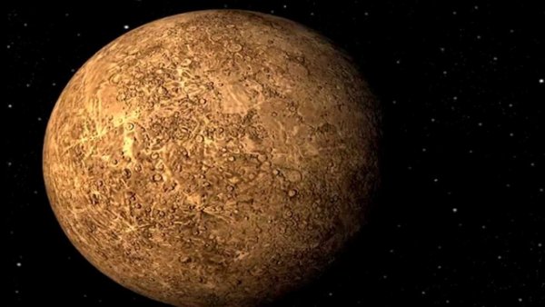 Планета Меркурий из космоса