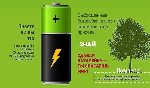 Сдай батарейку Спаси планету