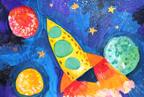 Рисование космос
