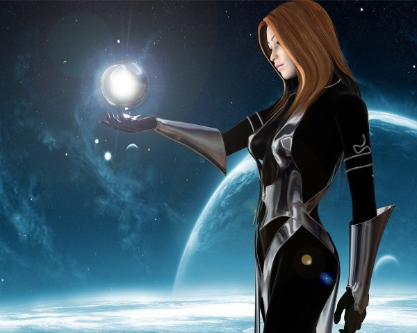 Космическая девушка