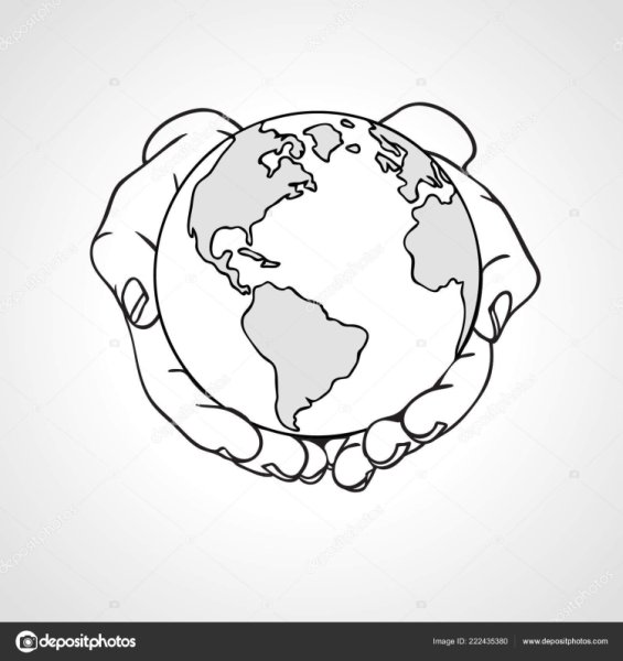 Земля эскиз