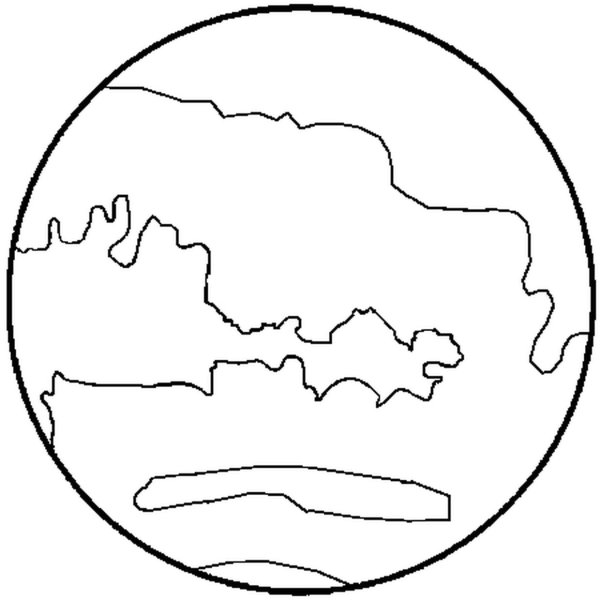 Планета Марс раскраска