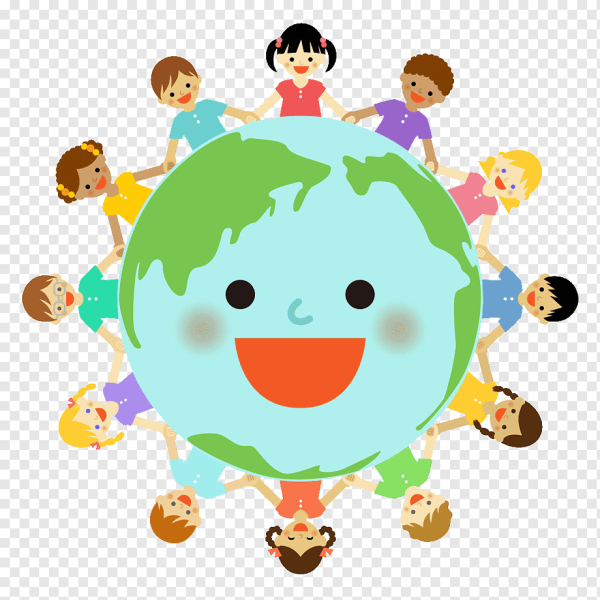 Дети вокруг земли