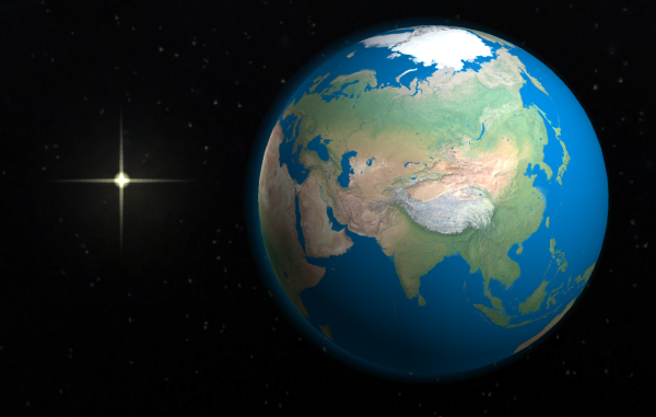 Планета земля со странами