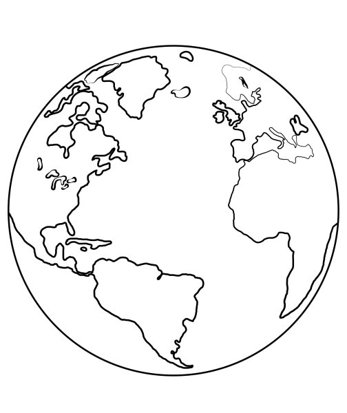 Планета земля шаблон