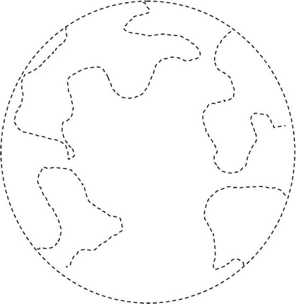 Трафарет земли