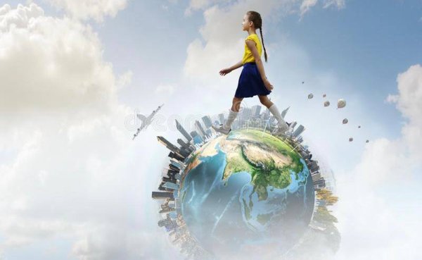 Идущий по земному шару