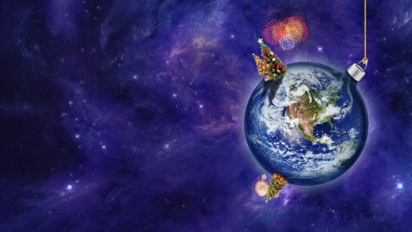 Новогодний космос