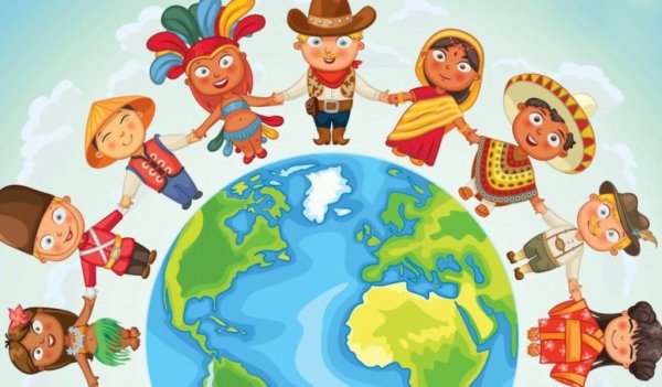 Разные национальности рисунок